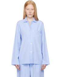 Tekla - Poplin Long-Sleeved Pyjama Shirt - Lyst