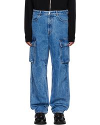 Givenchy - Blue Faded Jeans - Lyst
