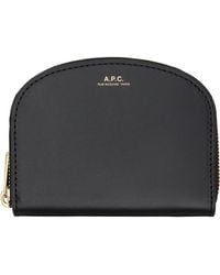 A.P.C. - Demi-Lune Compact Wallet - Lyst