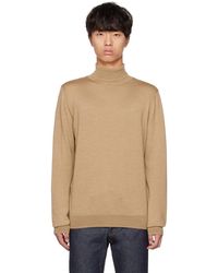 A.P.C. - . Beige Dundee Turtleneck - Lyst