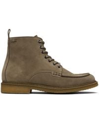 BOSS - Suede Crepe-Outsole Half Boots - Lyst
