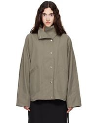 TOTEME - Taupe Summer Parachute Jacket - Lyst