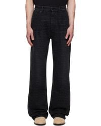 Balmain - Monogram Loose Jeans - Lyst