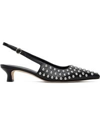 Aeyde - Catrina Studded Slingback Heels - Lyst