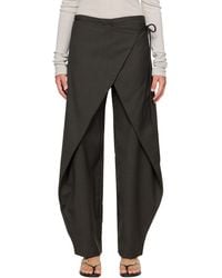St. Agni - Wrap Rouleau Trousers - Lyst