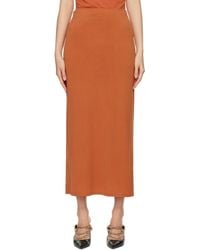 Miaou - Orange Chiara Maxi Skirt - Lyst