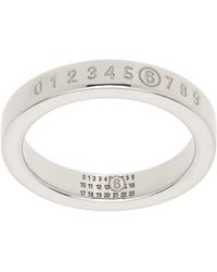 MM6 by Maison Margiela - Numeric Minimal Signature Ring - Lyst