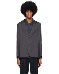 Dunhill - Gray Single-breasted Blazer - Lyst