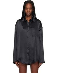 Skims - Lightweight Satin Oversized Shirt - Lyst