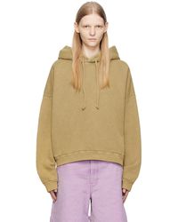 Acne Studios - Green Relaxed Fit Hoodie - Lyst