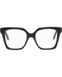 Loewe - Lunettes Noires À Monture Fine - Lyst