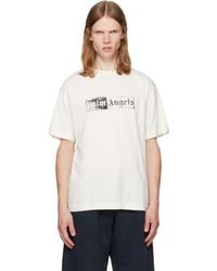 Palm Angels - Off- Stamp Logo Regular T-Shirt - Lyst