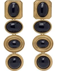 Area - Gemstone Chandelier Earrings - Lyst