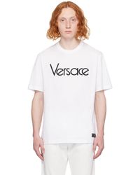 Versace - T-shirt 1978 re-edition blanc - Lyst
