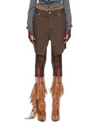 August Barron - Display Denim Skirt - Lyst