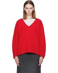 NOTHING WRITTEN - Cerin Deep V-Neck Sweater - Lyst