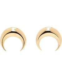 Marine Serre - Moon Stud Earrings - Lyst