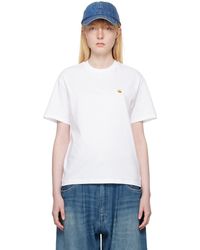 Carhartt - T-shirt blanc - chase - Lyst