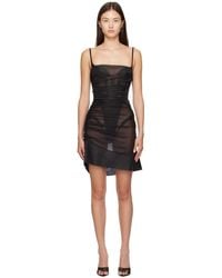 Mugler - ルーシュ ミニドレス - Lyst