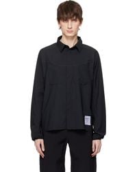 Satisfy - ブラック Peaceshell River シャツ - Lyst