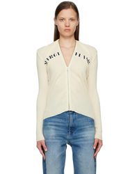 MM6 by Maison Martin Margiela - Off-white Printed Hoodie - Lyst