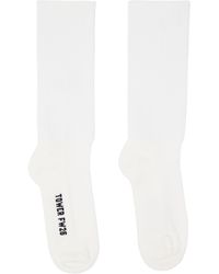 Rick Owens - Tower Mid Calf Socks - Lyst