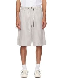 Y-3 - Pinstripe Sport Uniform Shorts - Lyst