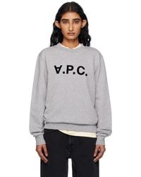 A.P.C. - グレー Standard Grand Vpc スウェットシャツ - Lyst