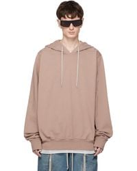 Rick Owens - Taupe Temple Oversized Hoodie - Lyst