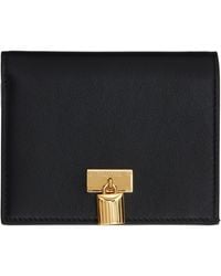 Tom Ford - Grain Leather Padlock Compact Wallet - Lyst