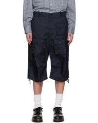 Engineered Garments - Drawstring Cargo Shorts - Lyst