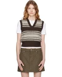 A.P.C. - Wool Sweater Vest - Lyst