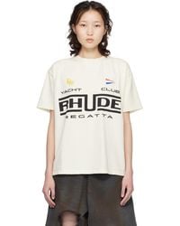 Rhude - Off- Regatta Club T-Shirt - Lyst