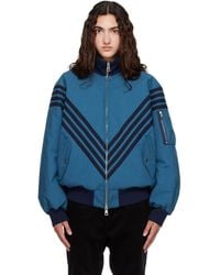 STEFAN COOKE - Chevron Tanker Bomber Jacket - Lyst