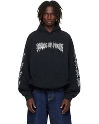 Vetements - Cradle Of Filth Logo Oversized Hoodie - Lyst