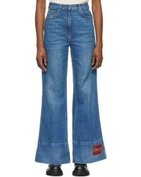 Gucci Wide-leg jeans for Women - Up to 42% off | Lyst