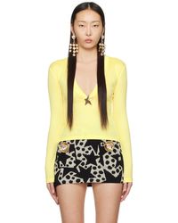 Area - Yellow Star Stud Top - Lyst