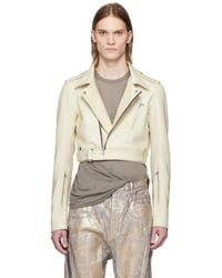 Rick Owens - Hollywood Cropped Luke S Stooges Leather Jacket - Lyst