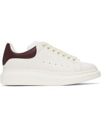 McQueen - Off- & Burgundy Oversized Sneakers - Lyst