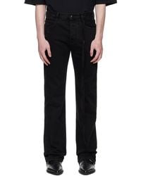 Ann Demeulemeester - ブラック Jonas スリムフィット ファイブポケット ジーンズ - Lyst