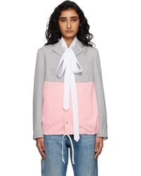 Comme des Garçons - Paneled Blazer - Lyst