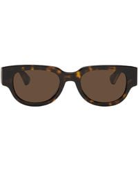 Bottega Veneta - Brown Tri-fold Sunglasses - Lyst