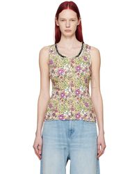 Martine Rose - Floral Tank Top - Lyst