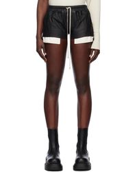 Rick Owens - Short fog noir en cuir - Lyst