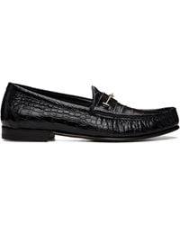 Tom Ford - Croc Double T Oscar Loafers - Lyst