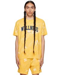 Sporty & Rich - Yellow 'wellness' Ivy T-shirt - Lyst