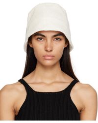 Low Classic - Off- Fluffy Bucket Hat - Lyst