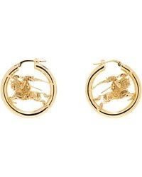 Burberry - Knight Hoop Earrings - Lyst