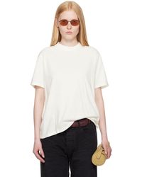 Our Legacy - T-Shirt Droit Blanc - Lyst
