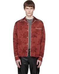 Amiri - Floral Jacquard Pyjama Shirt - Lyst